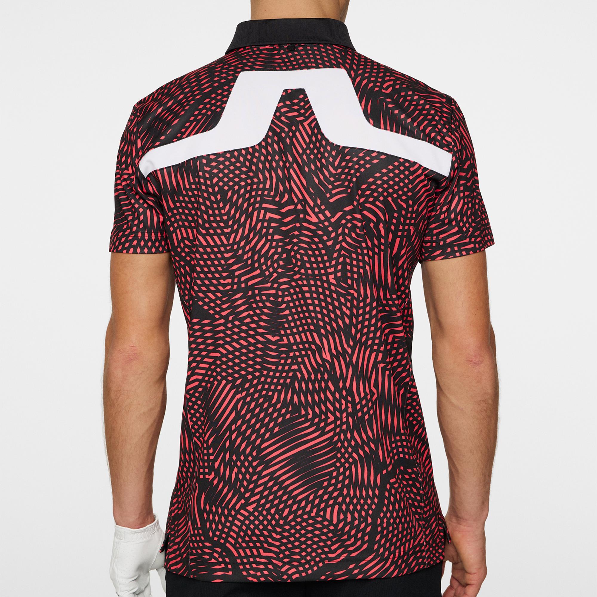 J Lindeberg Masters KV Tour Mens Golf Polo Shirt Masters Pink